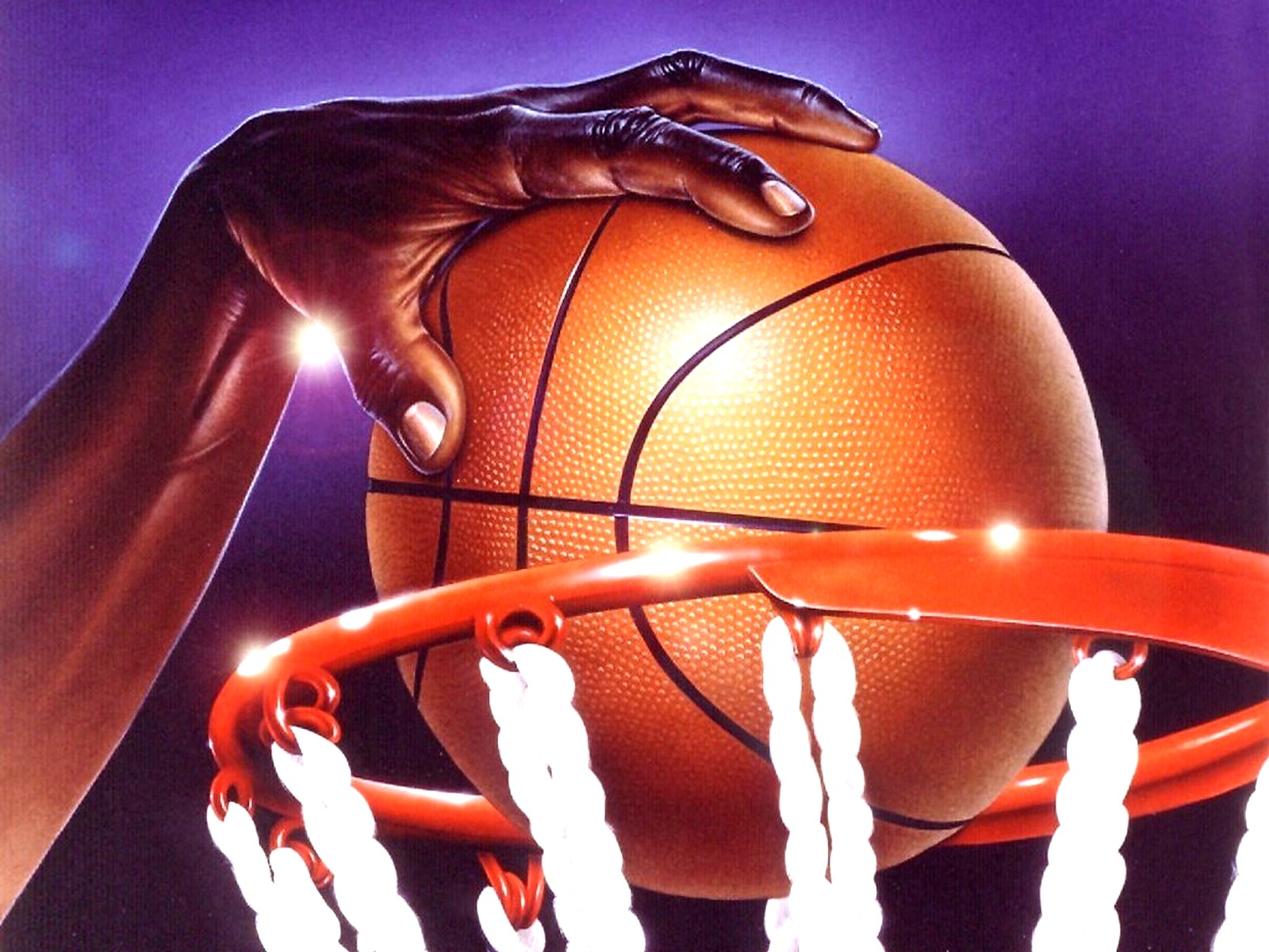 Кольцо на руку с баскетбольным мячом
