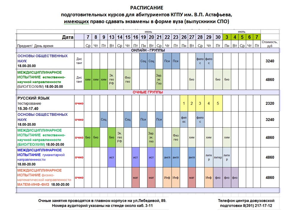 КГПУ расписание. График летней сессии Рау. График на лето подростку на обучение.